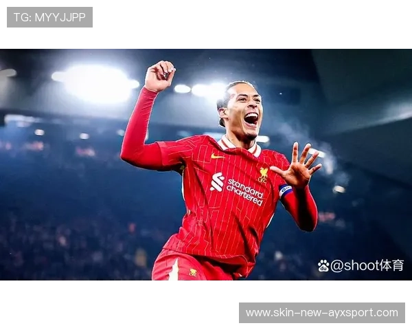 利物浦范迪克点球头槌稳稳入网